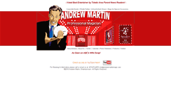 Desktop Screenshot of andrewmartinmagic.com